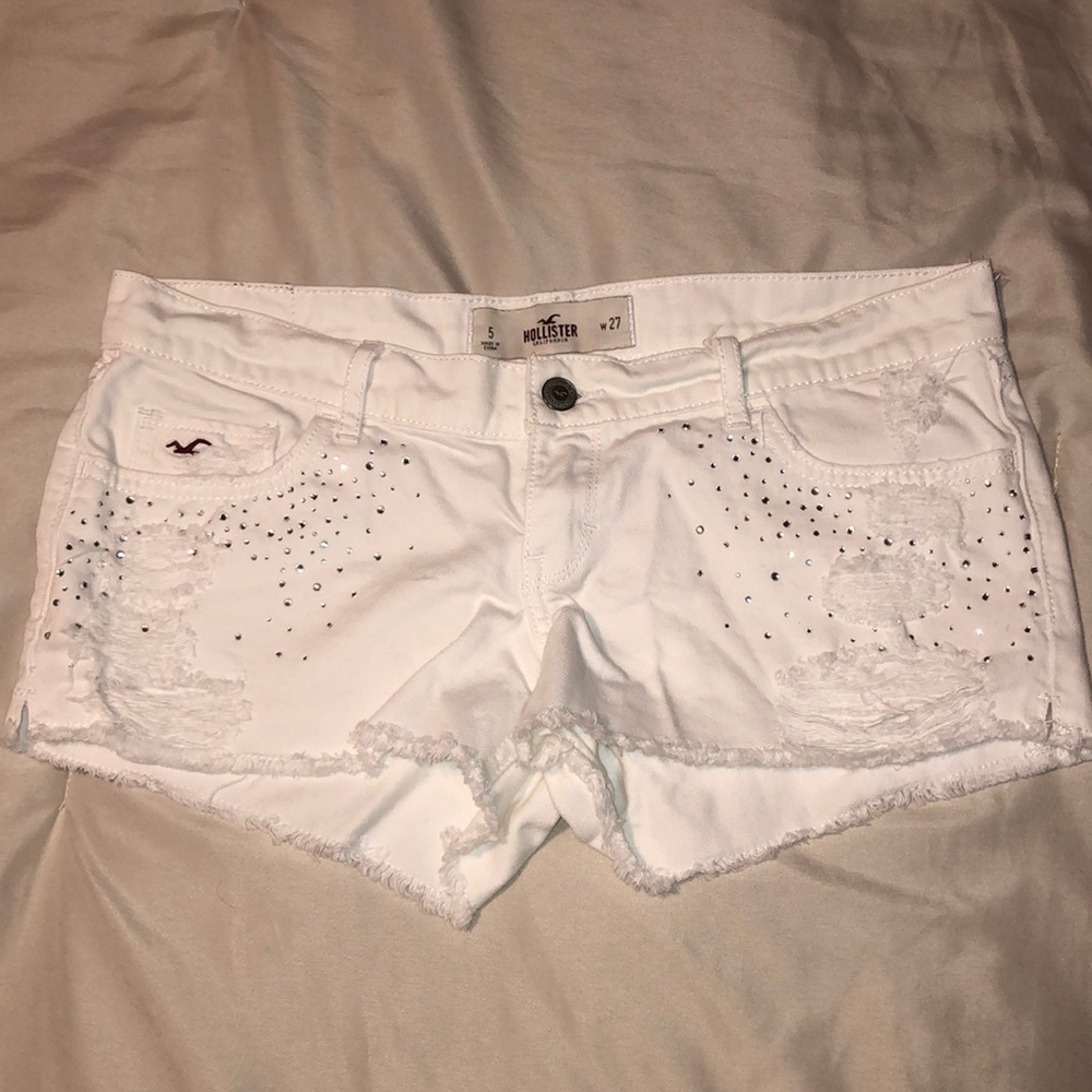 White Hollister Shorts